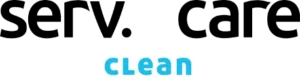 Schriftzug: Clean mit Wasserhahn-Design